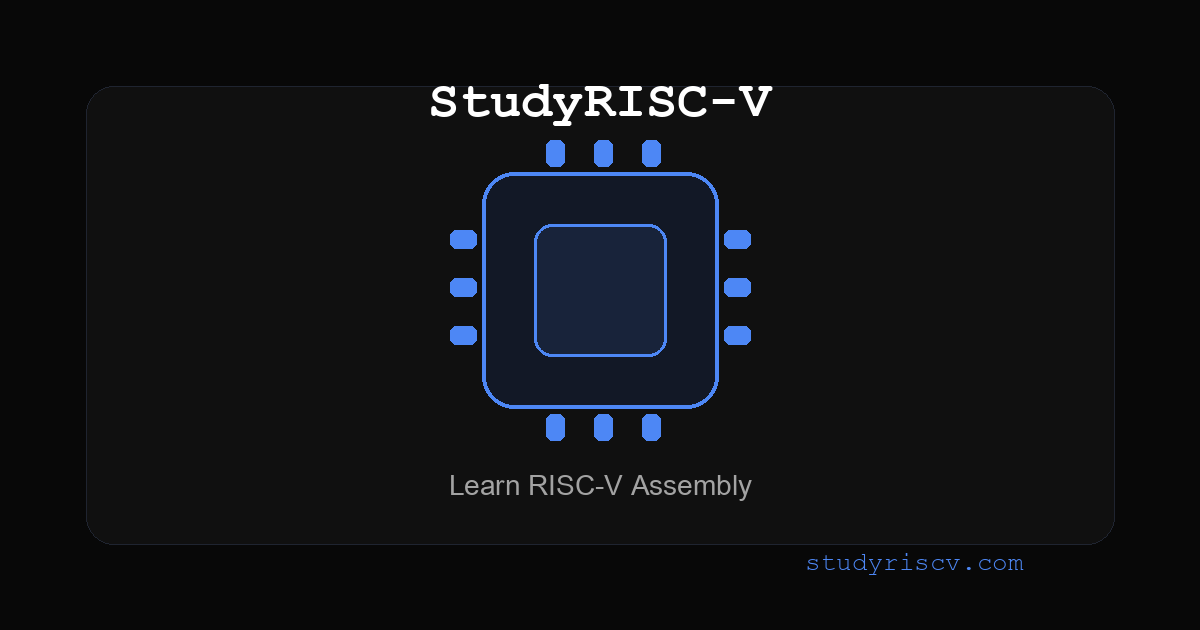 RISC-V Assembly Tutorial with Examples | StudyRISC-V